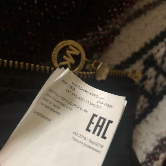 SOLD Michael Kors Long Black Puffer Vest - Picture 7 of 7